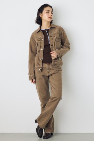 AZUL DENIM タイトフィットデニムジャケット 詳細画像