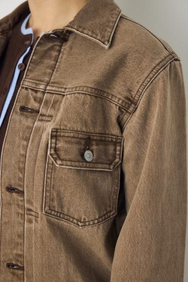 AZUL DENIM タイトフィットデニムジャケット 詳細画像