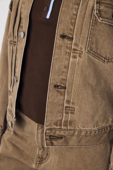 AZUL DENIM タイトフィットデニムジャケット 詳細画像