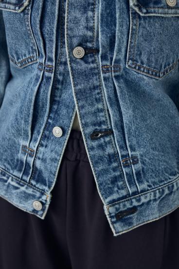 AZUL DENIM タイトフィットデニムジャケット 詳細画像