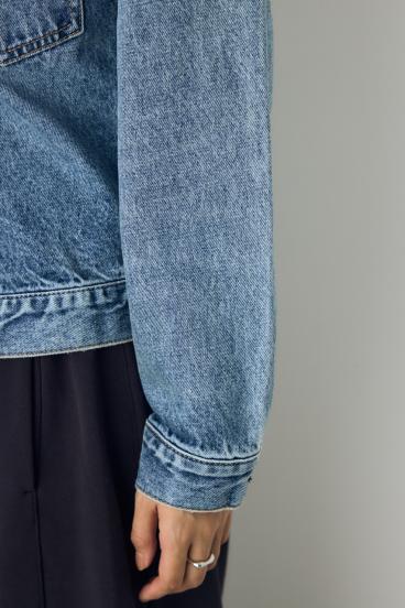 AZUL DENIM タイトフィットデニムジャケット 詳細画像