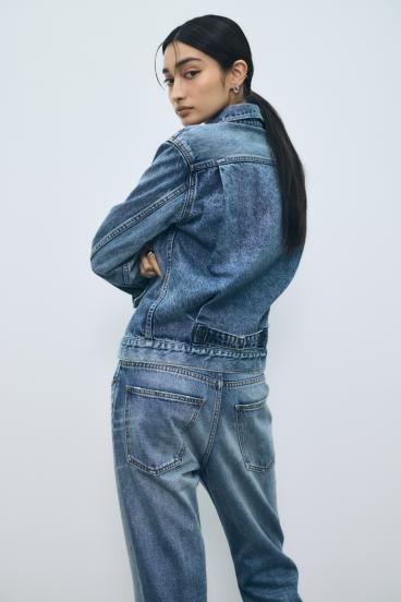 AZUL DENIM タイトフィットデニムジャケット 詳細画像