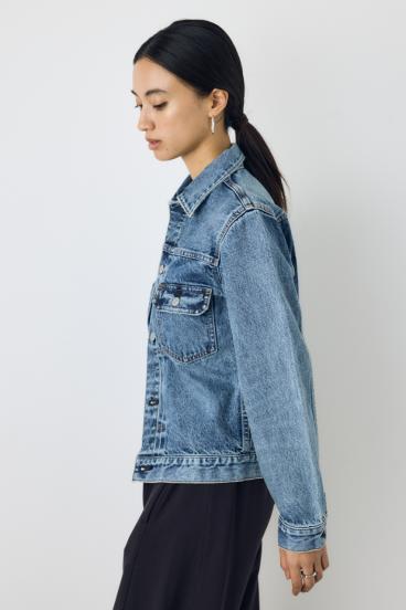AZUL DENIM タイトフィットデニムジャケット 詳細画像