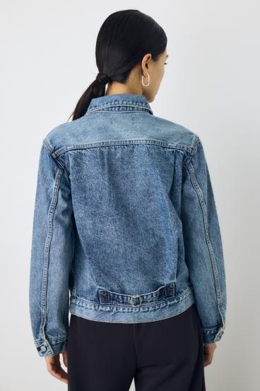 AZUL DENIM タイトフィットデニムジャケット 詳細画像
