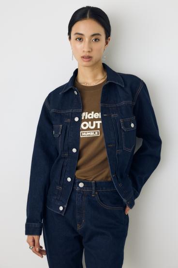 AZUL DENIM タイトフィットデニムジャケット
