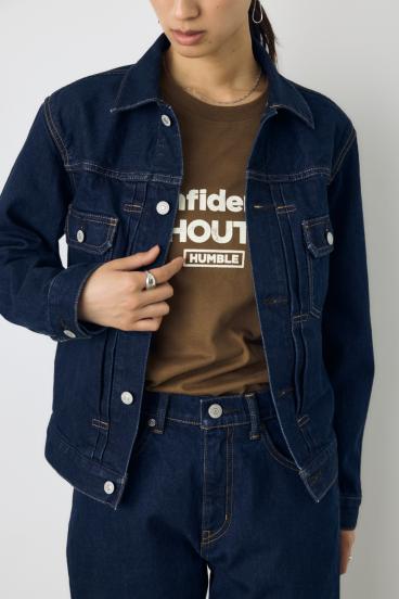 AZUL DENIM タイトフィットデニムジャケット 詳細画像