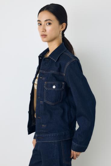 AZUL DENIM タイトフィットデニムジャケット 詳細画像