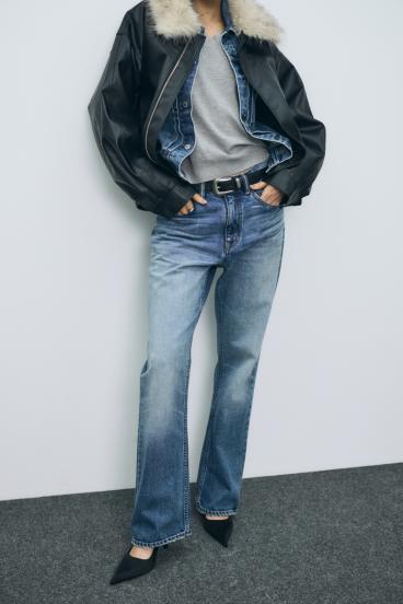 AZUL DENIM セミフレアデニム