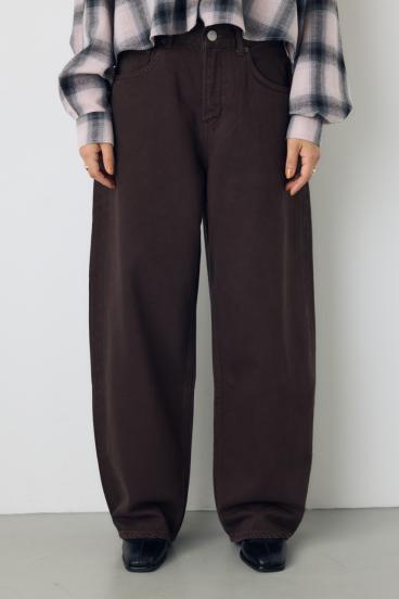 AZUL DENIM カラーワイドデニム