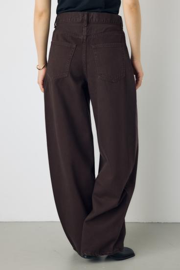 AZUL DENIM カラーワイドデニム 詳細画像
