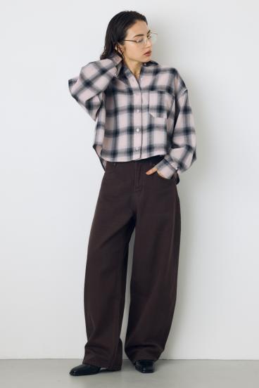 AZUL DENIM カラーワイドデニム 詳細画像