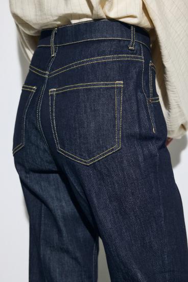 AZUL DENIM センタープレスフレアデニム 詳細画像