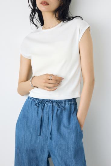 クロップドTEE 詳細画像