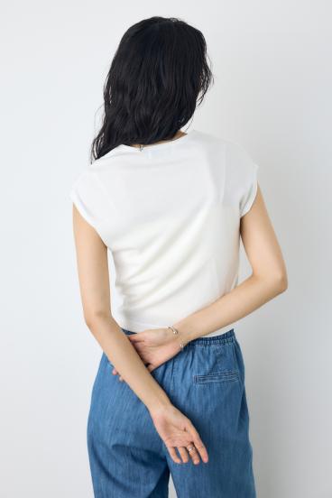 クロップドTEE 詳細画像