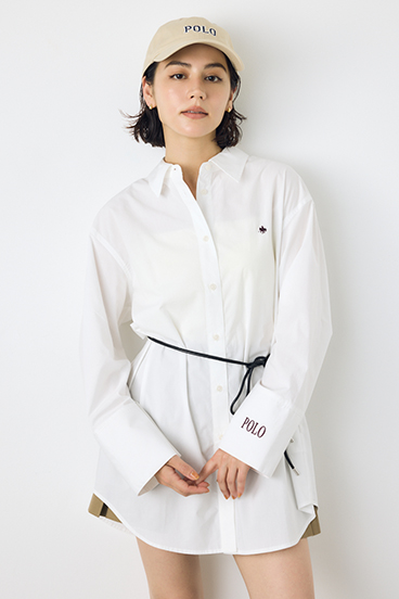 <先行予約>【POLO BCS×AZUL】シャツミニワンピース