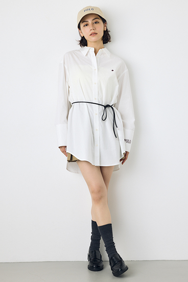 <先行予約>【POLO BCS&times;AZUL】シャツミニワンピース 詳細画像