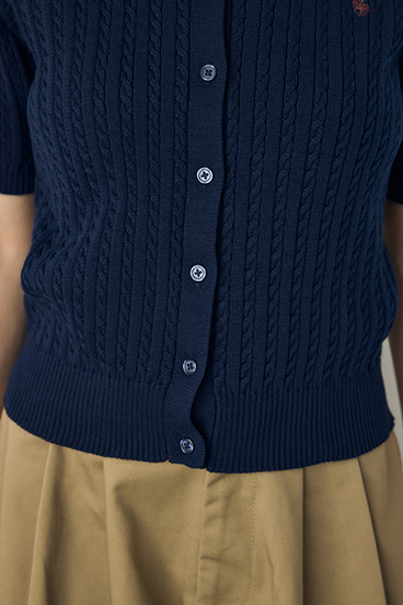 <先行予約>【POLO BCS&times;AZUL】ダブルカラーニット 詳細画像