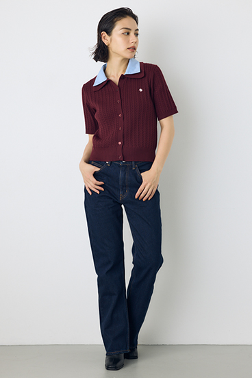 <先行予約>【POLO BCS&times;AZUL】ダブルカラーニット 詳細画像