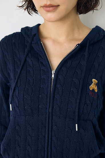 <先行予約>【POLO BCS&times;AZUL】ニットパーカー 詳細画像