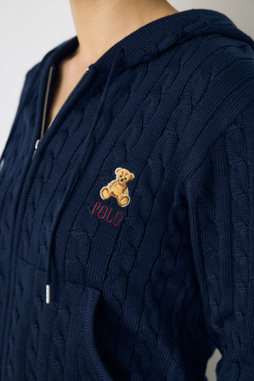 <先行予約>【POLO BCS&times;AZUL】ニットパーカー 詳細画像