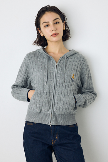 <先行予約>【POLO BCS×AZUL】ニットパーカー