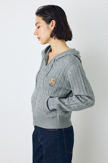 <先行予約>【POLO BCS&times;AZUL】ニットパーカー 詳細画像