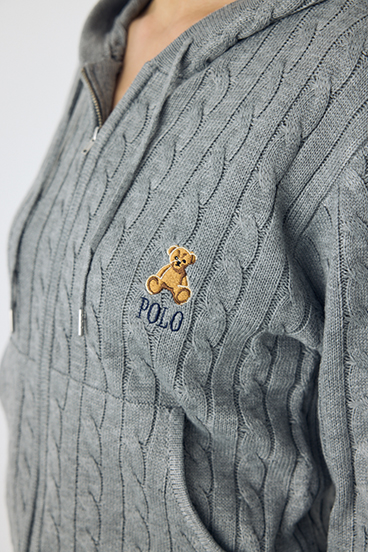 <先行予約>【POLO BCS&times;AZUL】ニットパーカー 詳細画像