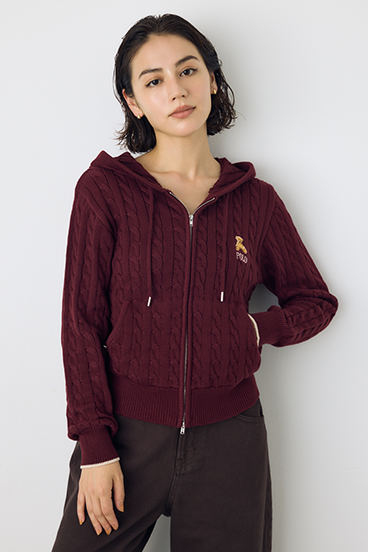 <先行予約>【POLO BCS×AZUL】ニットパーカー