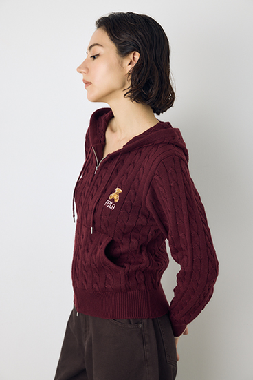 <先行予約>【POLO BCS&times;AZUL】ニットパーカー 詳細画像