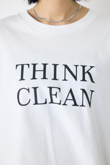 ドロップショルダーロゴ5分袖Tシャツ 詳細画像
