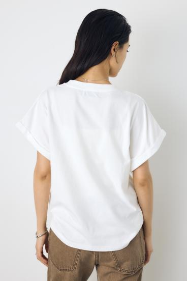 ヴィンテージライクプリントTシャツ 詳細画像