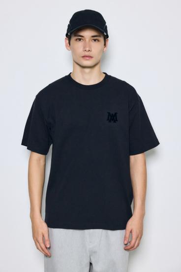 ブラシ刺繍半袖TEE 詳細画像