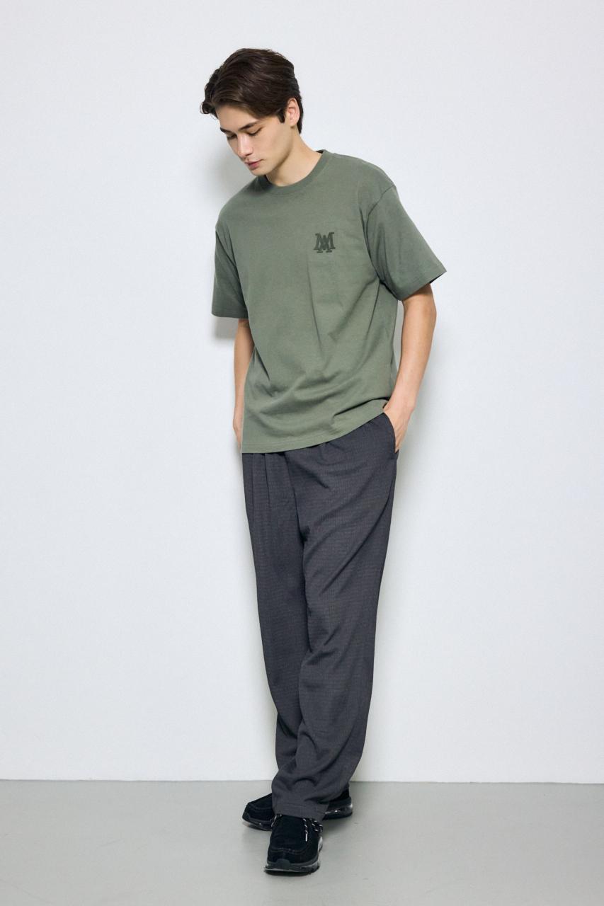 ブラシ刺繍半袖TEE｜MEN｜251JAB90-2121｜AZUL BY MOUSSY（アズール