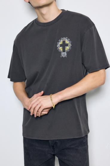ピグメントグラフィック半袖TEE 詳細画像