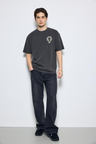 ピグメントグラフィック半袖TEE 詳細画像