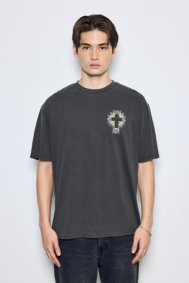 ピグメントグラフィック半袖TEE 詳細画像