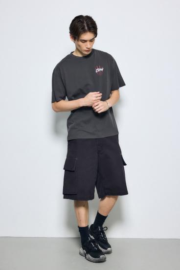 ピグメントグラフィック半袖TEE 詳細画像