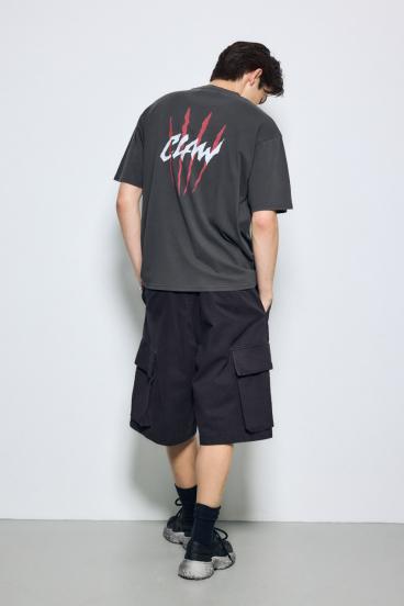 ピグメントグラフィック半袖TEE 詳細画像