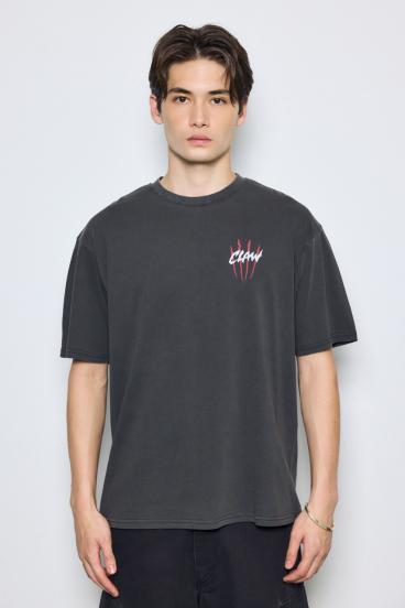 ピグメントグラフィック半袖TEE 詳細画像