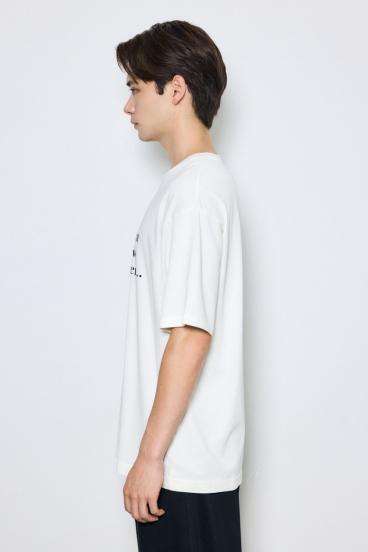 引き揃え天竺Didn't care Tシャツ 詳細画像