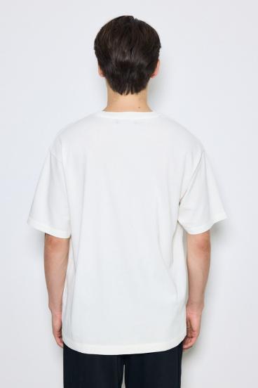 引き揃え天竺Didn't care Tシャツ 詳細画像