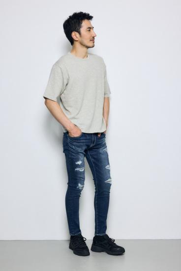 AZUL DENIM リペアスキニー 詳細画像