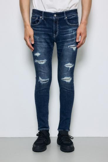 AZUL DENIM リペアスキニー|MEN|251JAS12-0381|AZUL BY MOUSSY AZUL DENIM リペアスキニー|MEN|251JAS12-0381|AZUL BY MOUSSY