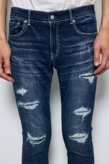 AZUL DENIM リペアスキニー 詳細画像