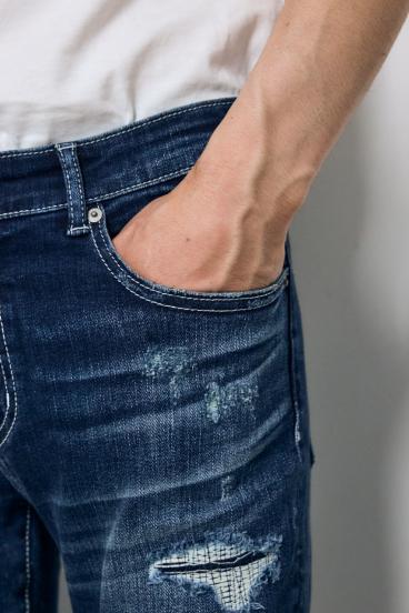 AZUL DENIM リペアスキニー 詳細画像