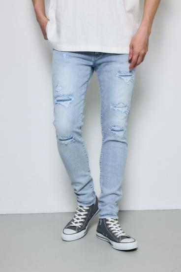 AZUL DENIM リペアスキニー