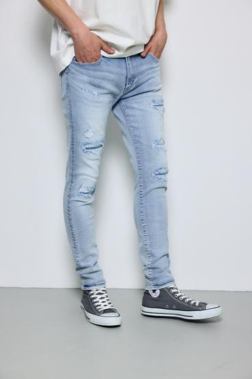 AZUL DENIM リペアスキニー