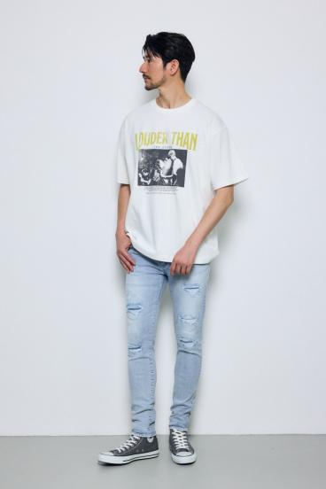 AZUL DENIM リペアスキニー 詳細画像