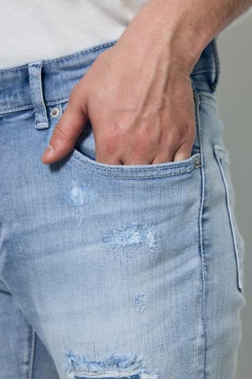 AZUL DENIM リペアスキニー 詳細画像