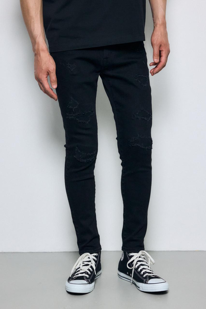 AZUL DENIM リペアスキニー
